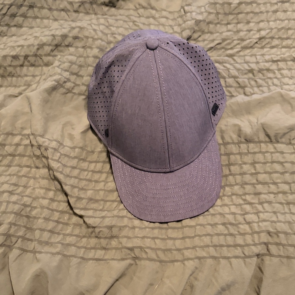Gray Perforated Men's Cap